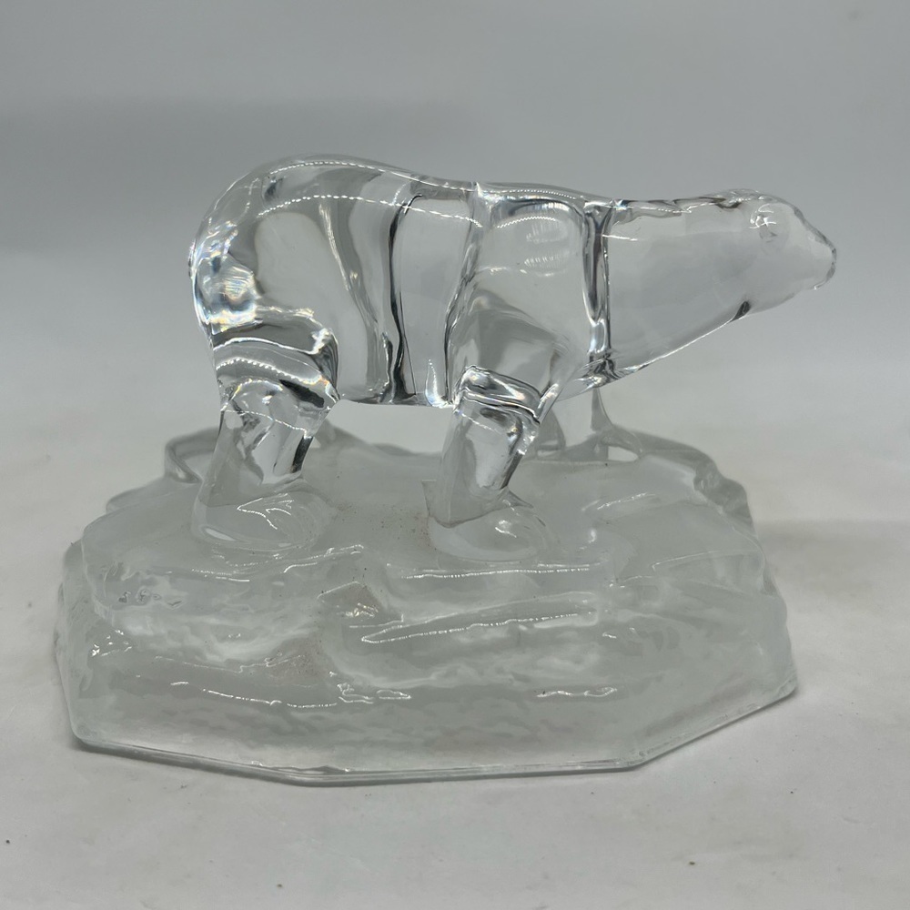 Vintage Cristal d’ Arques, France, Polar Bear on Ice - Picture 4 of 7